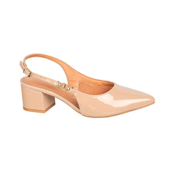 Zapatos Vizzano Charol Beige Z6721, Mujer