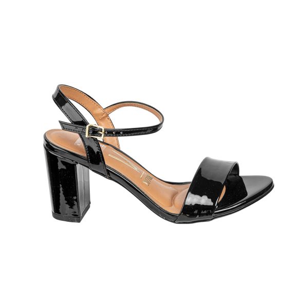 Sandalias Vizzano Charol Negro, Mujer