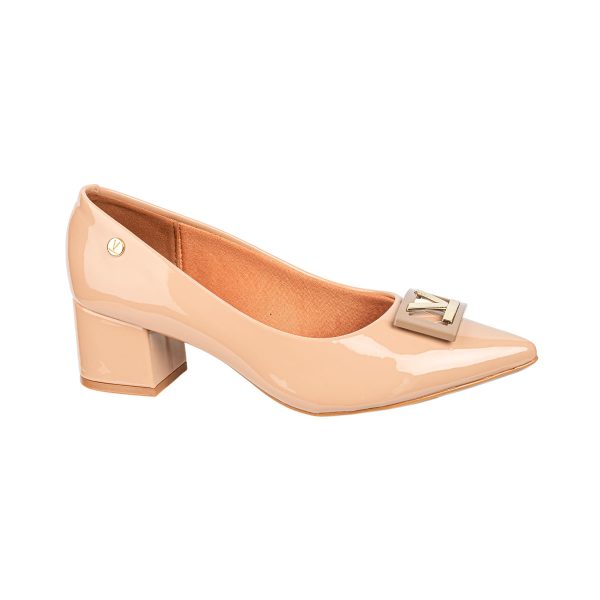 Zapatos Vizzano Charol Beige Z6636, Mujer