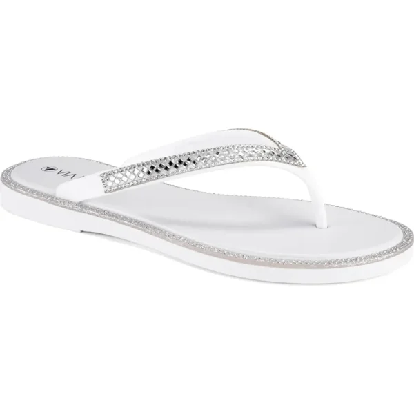 Sandalias Via Uno White, Mujer