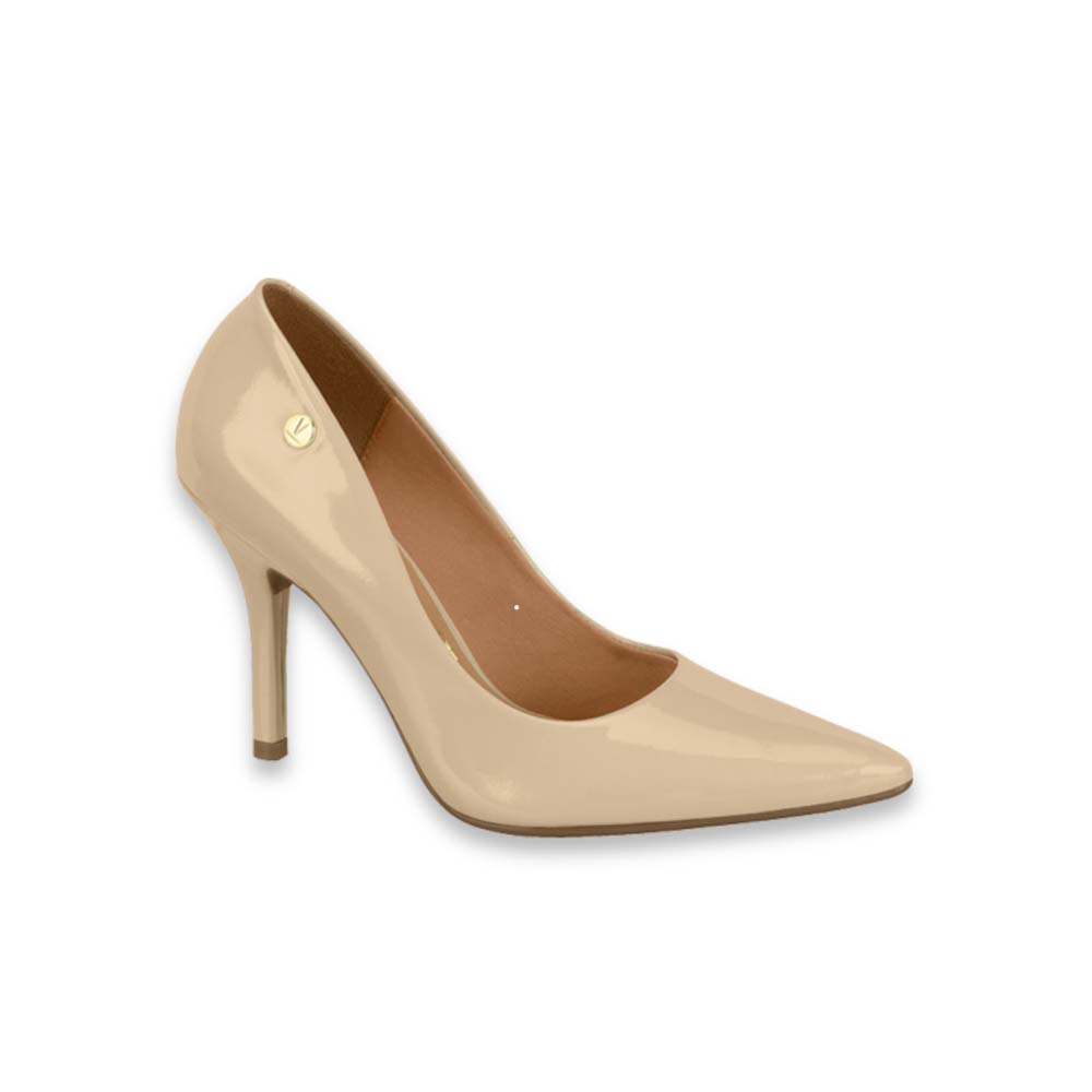 Zapatos Vizzano Charol Beige Dorado, Mujer