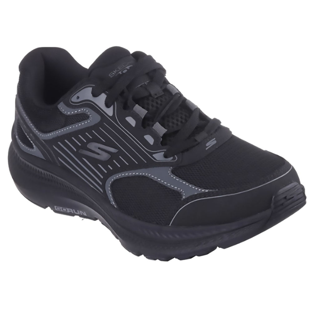 Zapatillas Skechers Black White, Hombre