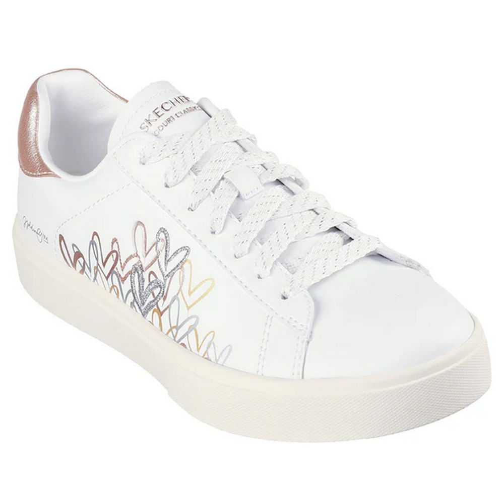 Zapatillas Skechers White Multi Z4836, Mujer