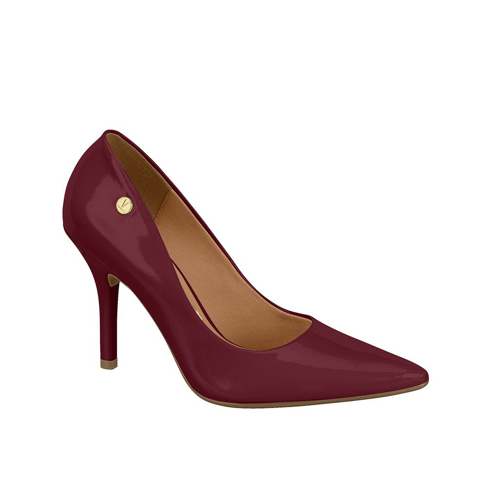 Zapatos Vizzano Charol Vino Dorado, Mujer